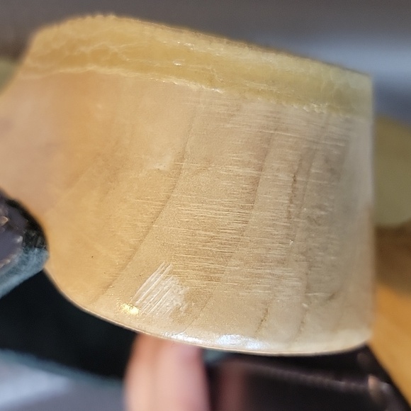 Sven Clogs Metallic Slip On Mule Clog With Spray Punch Design Size 40 - Picture 6 of 7